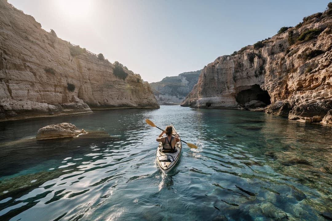 Kayaking & Island Exploration at Karaburun Peninsula