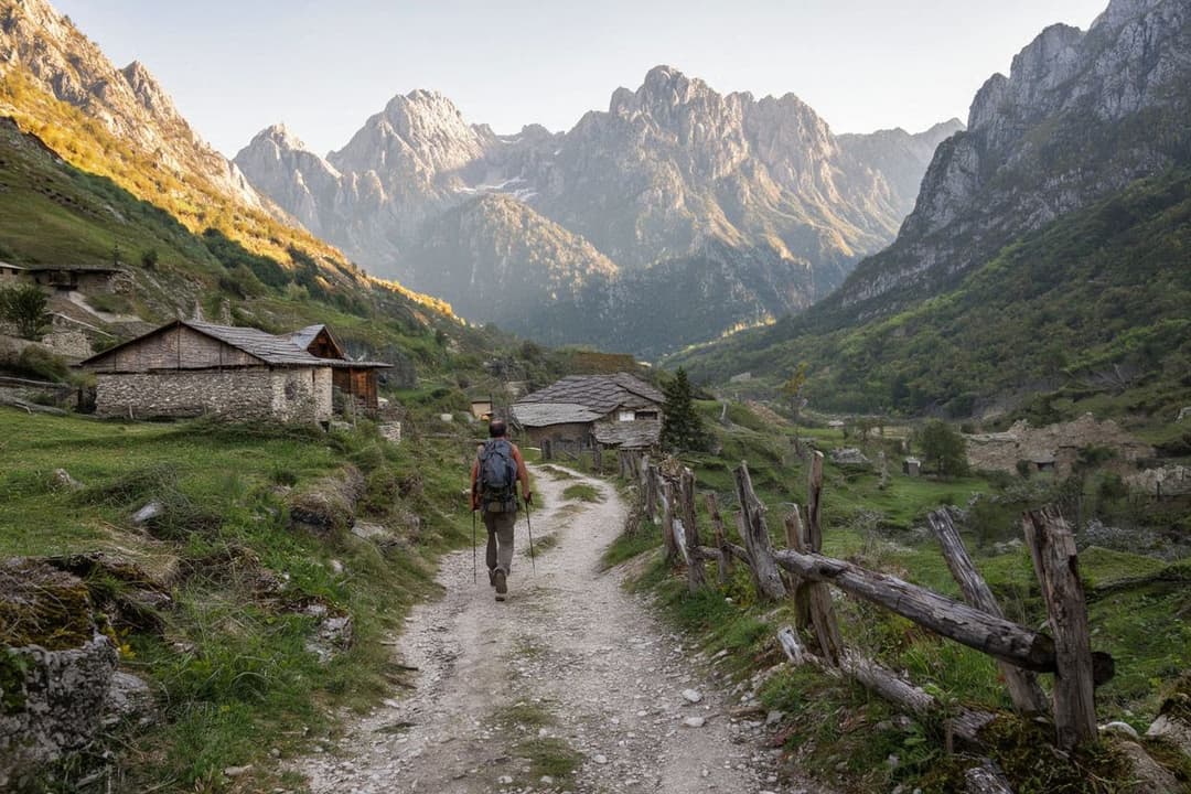 Hiking in Theth