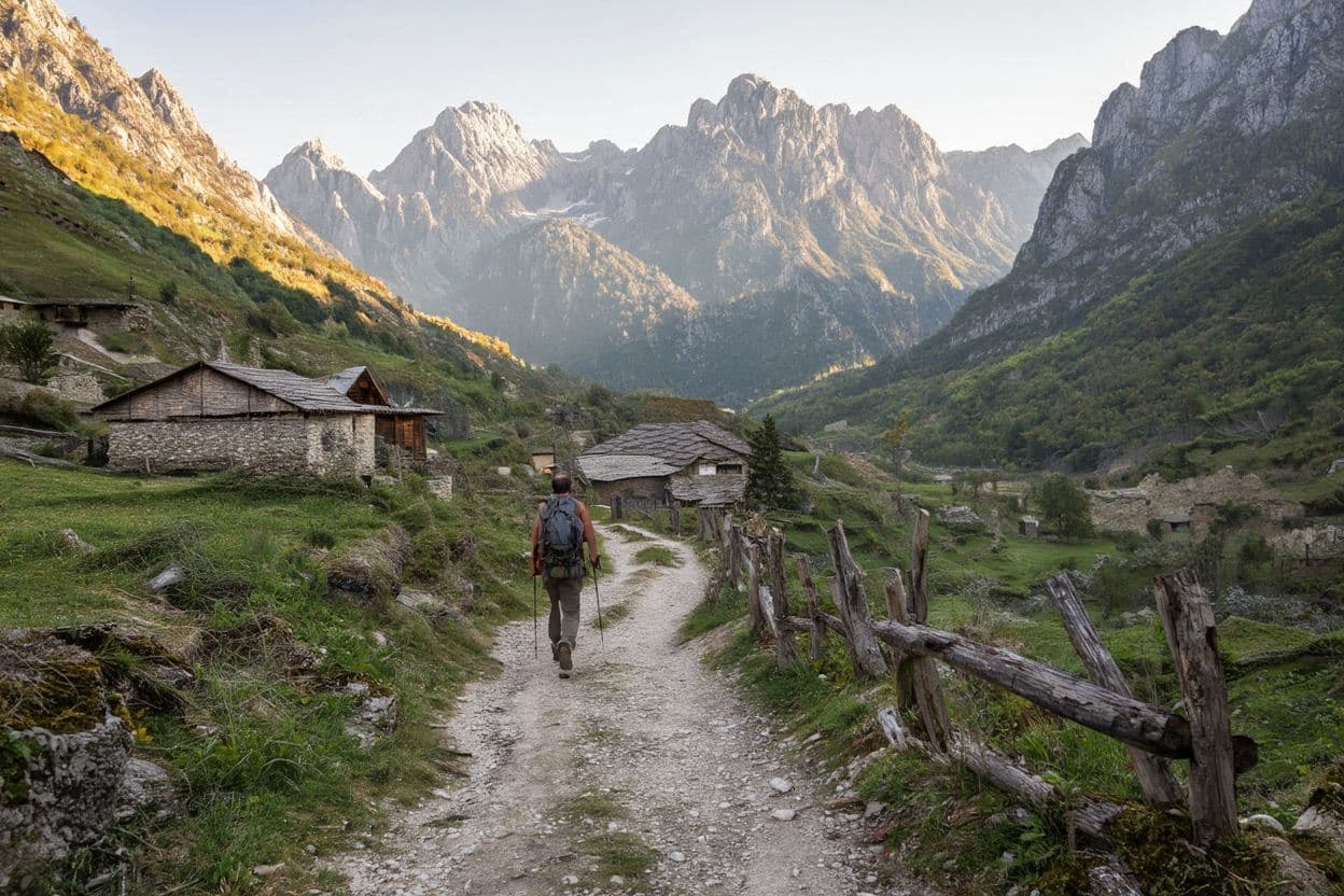Hiking in Theth