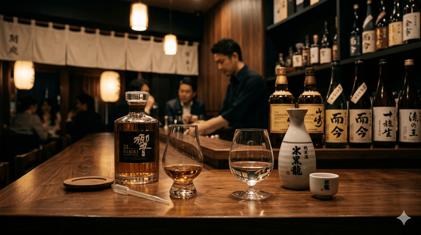 Japanese Sake & Whisky