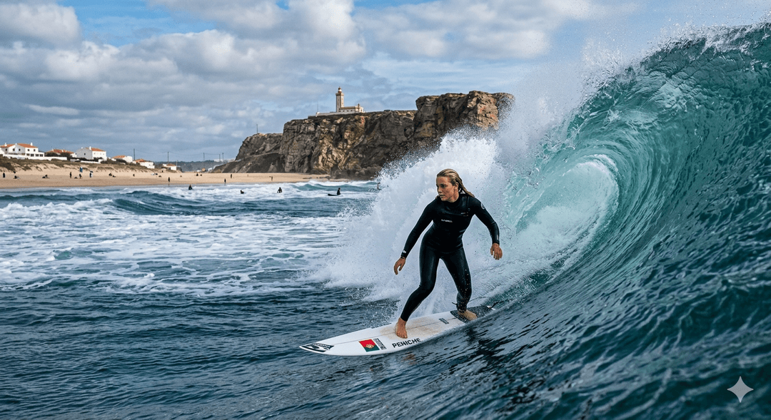 Surfing in Peniche