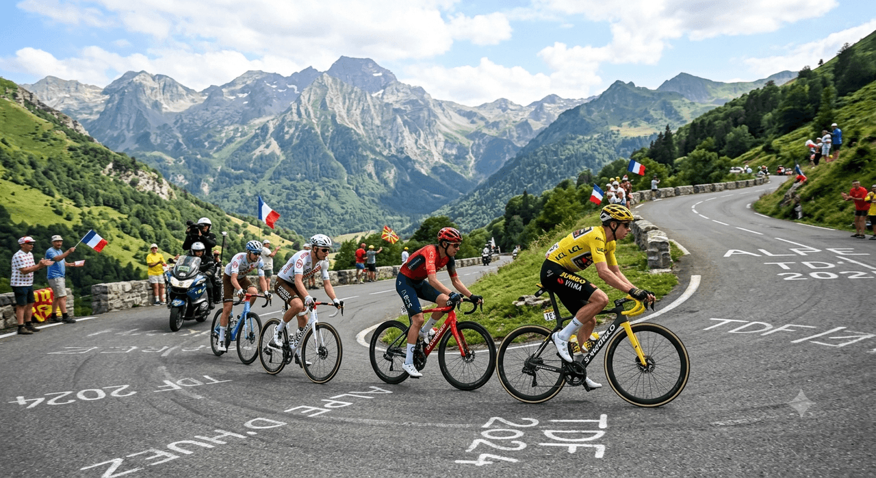 Cycling Tour de France Routes